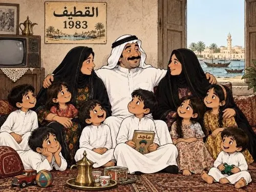 القطيف 1983.. واحد من كل 10 أزواج “معدِّد”