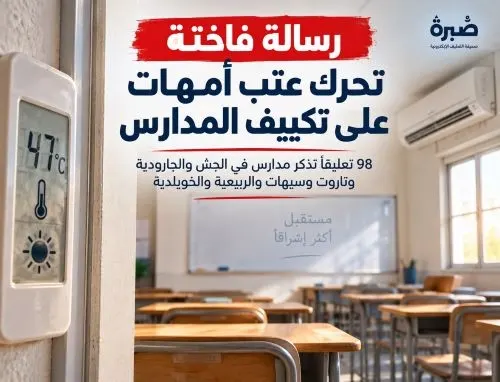 رسالة “فاختة” تستدعي عتب أمهات على تكييف المدارس
