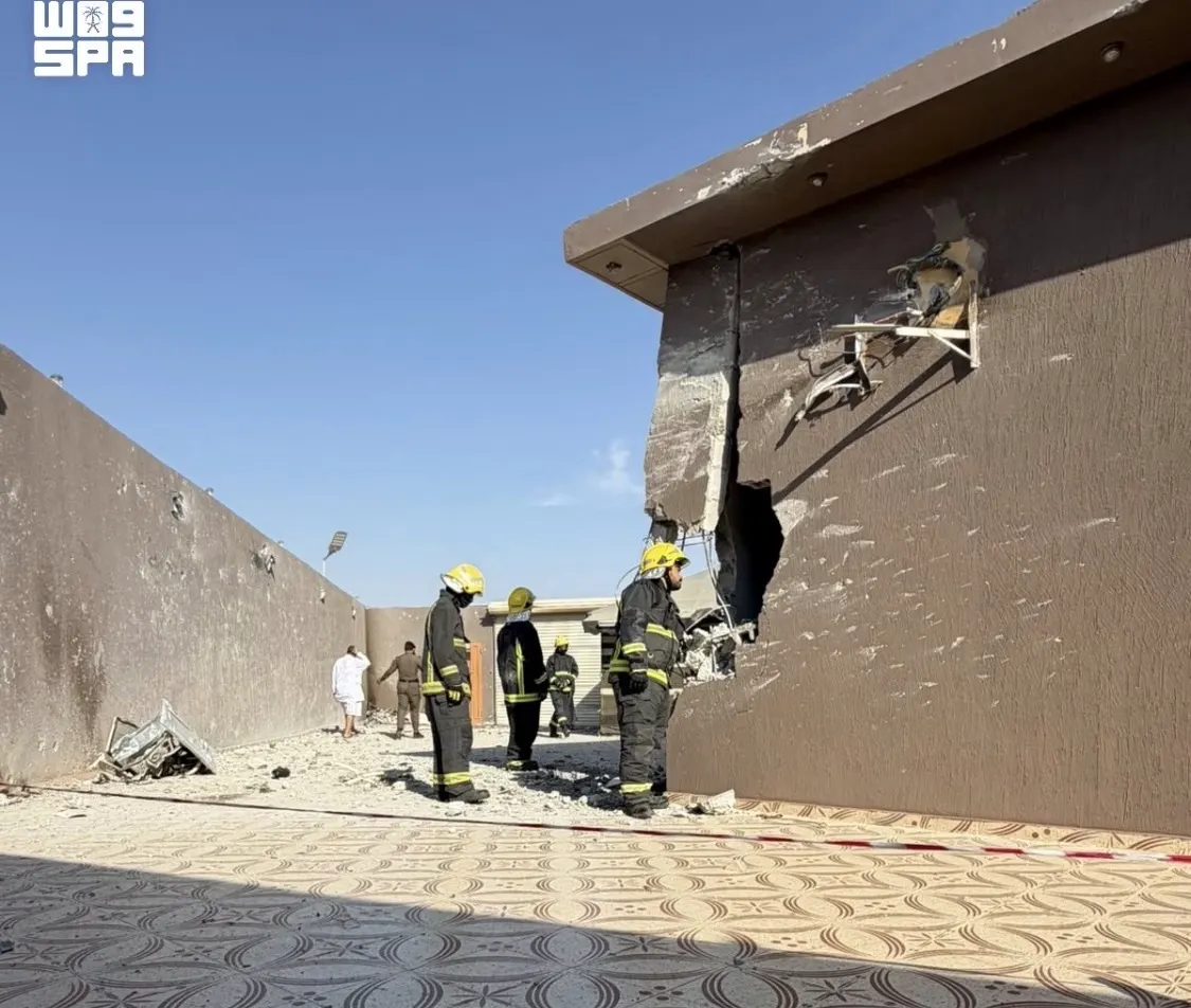 الدفاع المدني: قتيل وإصابتان بشظايا مسيّرة حوثية في الطائف