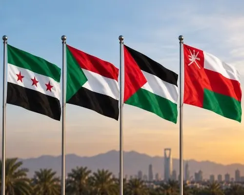 عُمان وفلسطين والسودان وسوريا تدين الاعتداءات على المملكة