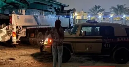 الشرقية.. الأمن البيئي يضبط سودانياً فرّغ مواد خرسانية