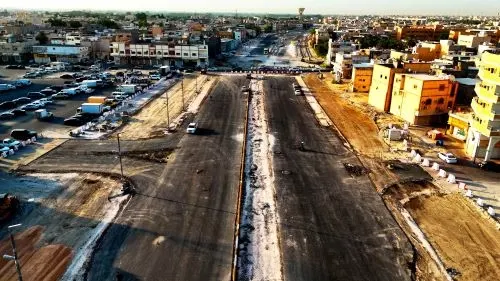 القطيف.. إنجاز 70% من تطوير طريق الملك عبدالعزيز