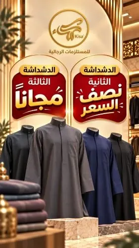 كساء للدشاديش.. عروض شتوية مميزة