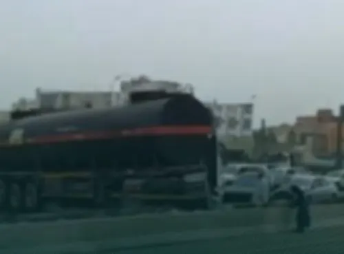 مرور الشرقية يباشر حادثاً بين 6 سيارات