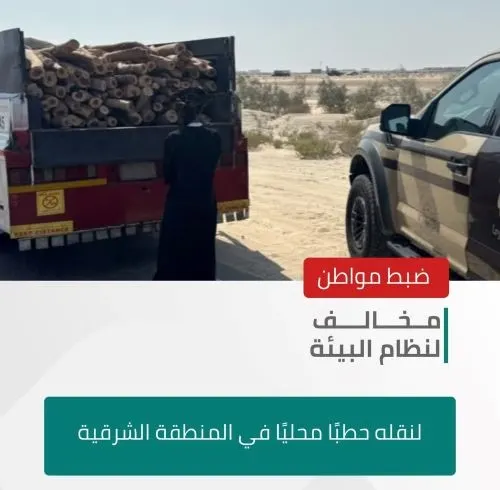 16 ألف ريال غرامة نقل الحطب المحلي في الشرقية